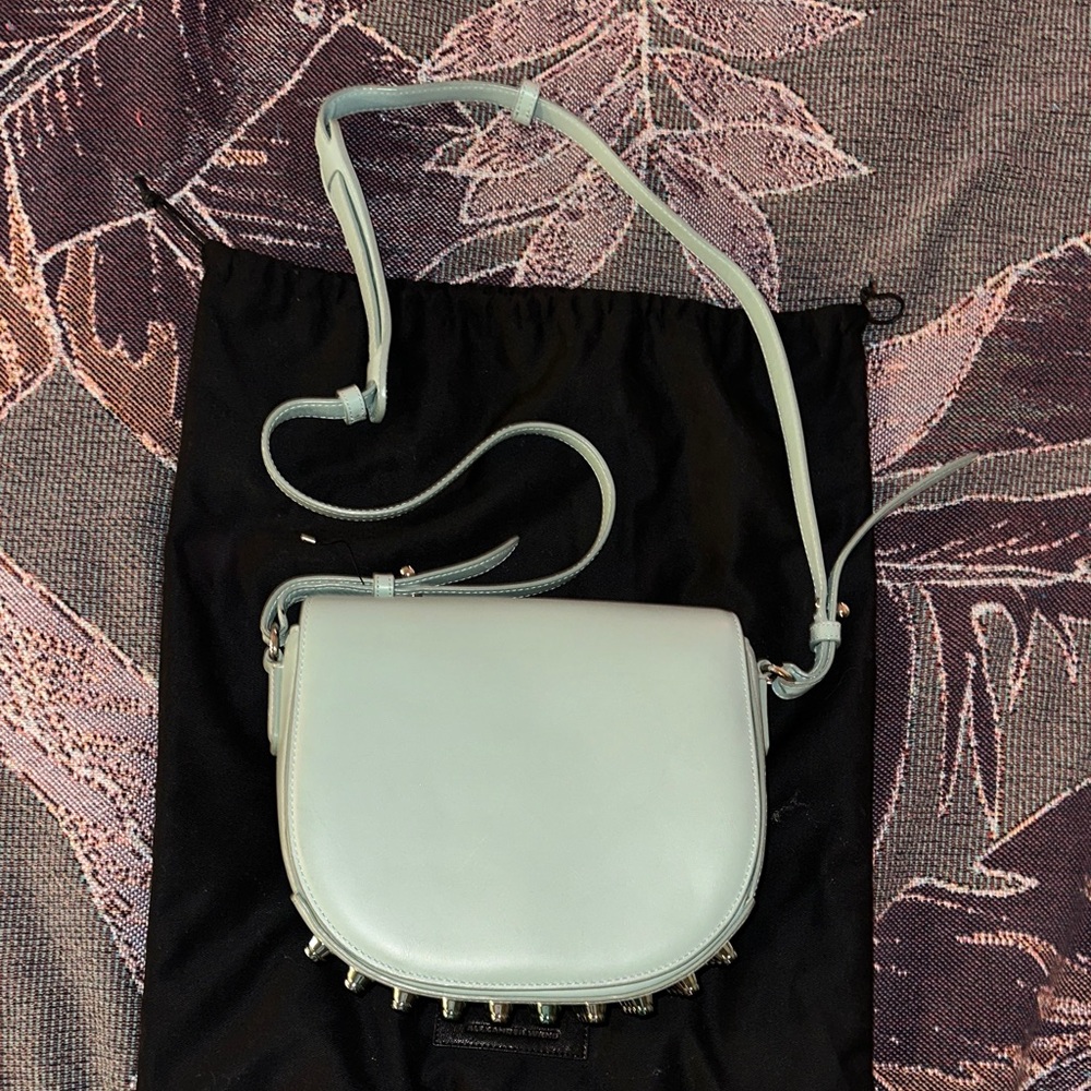 Alexander Wang Studded Light Blue Crossbody Bag